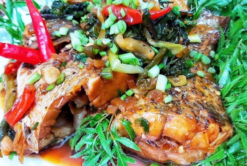 món ăn từ lá đinh lăng ảnh 6