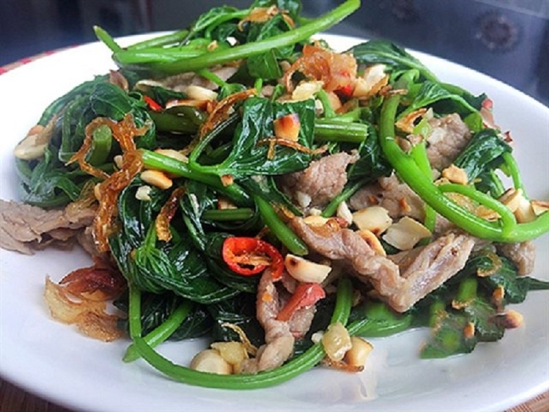 món ăn từ rau lang (ảnh 8)