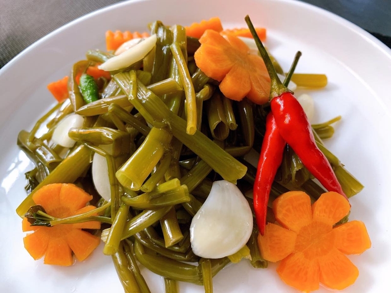 món ăn từ rau muống 5