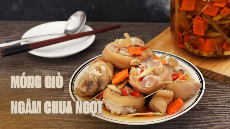 Móng giò ngâm chua ngọt 6