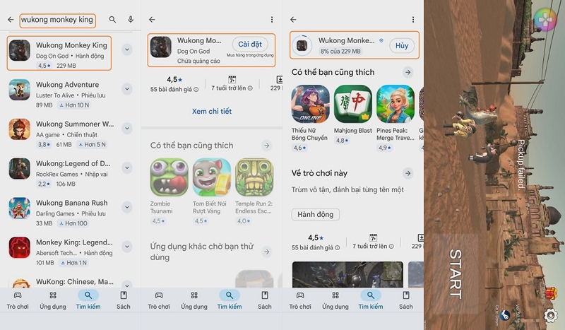 Cách tải Wukong Monkey King trên Android