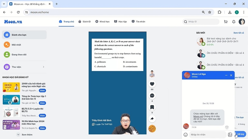 Ưu và nhược điểm của nền tảng học trực tuyến Moon.vn