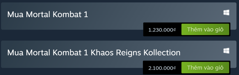 Mortal Kombat 1 Pre-Order trên Steam 2