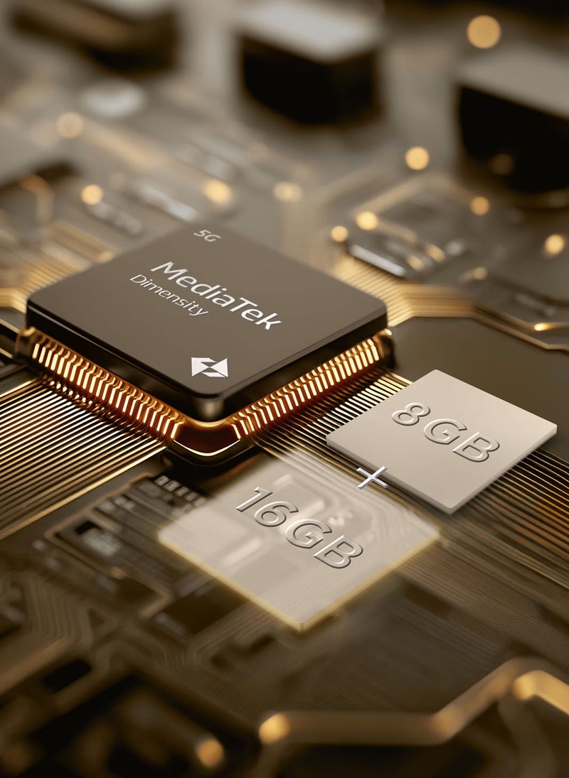 Moto G47 Power sử dụng chip Dimensity 6300 tiến trình 6 nm, đáp ứng nhu cầu làm việc và giải trí hằng ngày.