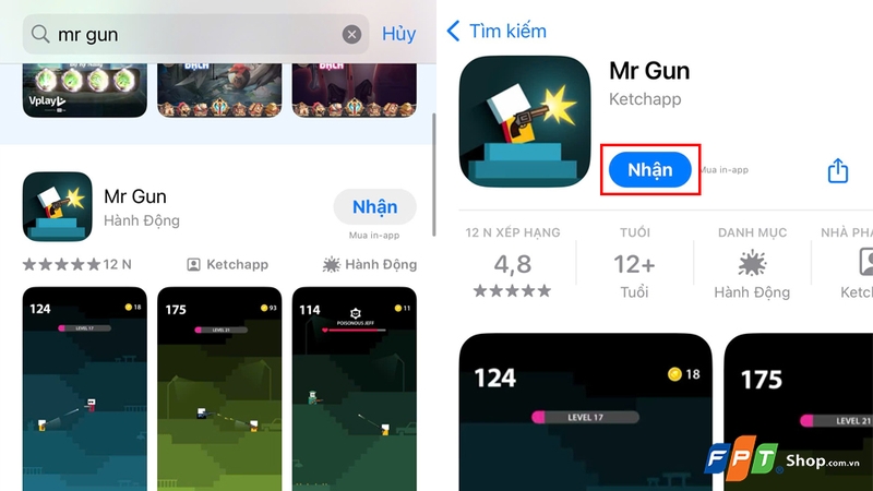 Nhấn nút "Nhận" (Get) để tải xuống)