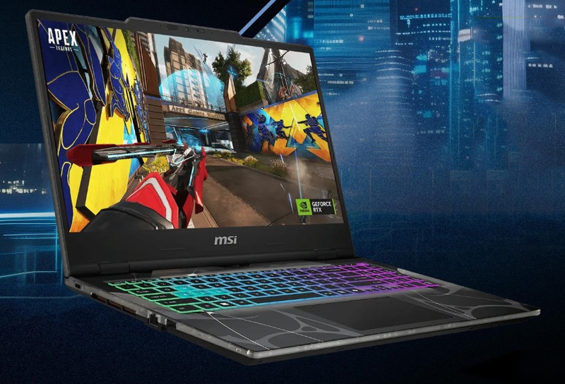 MSI Cyborg 15 B13WFKG-658VN đồ họa thế hệ mới, mở rộng khả năng AI