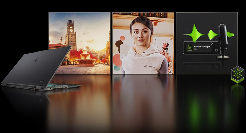 MSI Cyborg 15 B13WFKG-658VN khả năng hỗ trợ xử lý AI xuất sắc