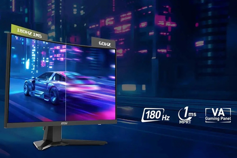 Màn hình Cong Gaming MSI MAG 244C - Hỗ trợ đắc lực dù khi giải trí hay lúc làm việc