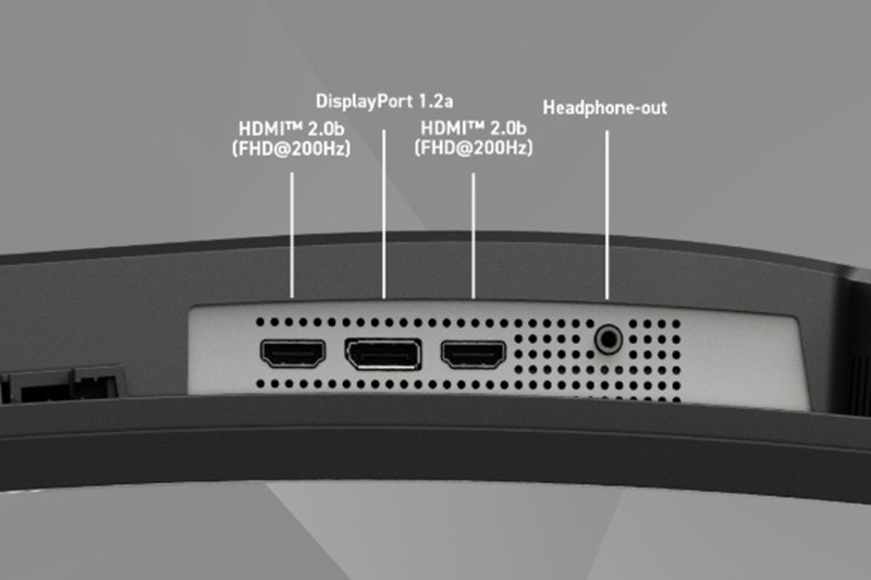 Màn hình Cong Gaming MSI MAG 276CF E20 - Trang bị cổng kết nối đa dạng, tiện dụng