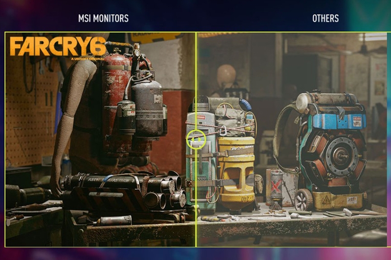 Màn hình Cong Gaming MSI MAG 32C6X - Tấm nền VA màu sắc phong phú, độ tương phản cao