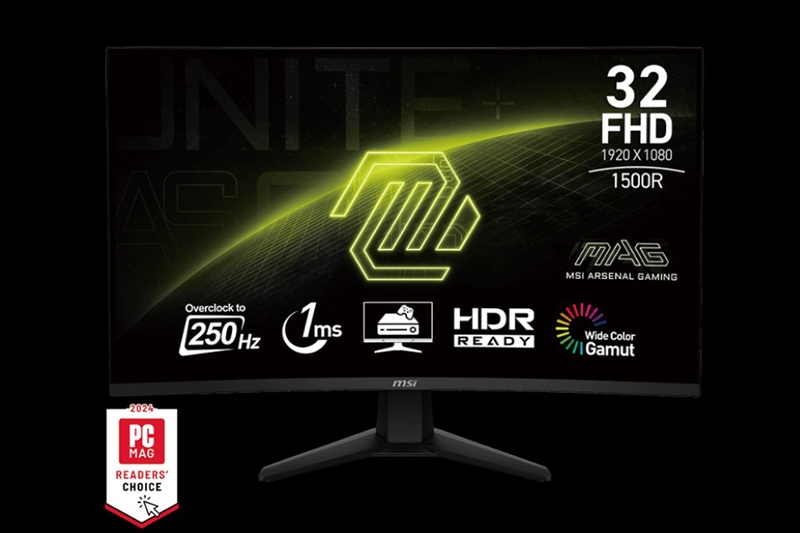 Màn hình Cong Gaming MSI MAG 32C6X - Thiết kế cong 31.5 inch choáng ngợp và mãn nhãn