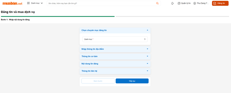 Đăng tin rao vặt nhanh chóng, linh hoạt