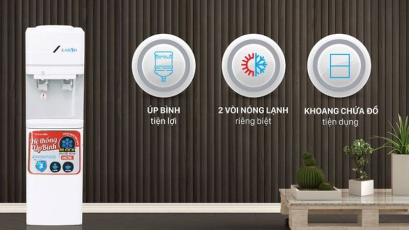 Cây nước nóng lạnh Karofi HC15
