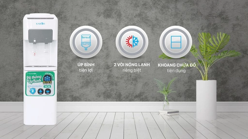 cay nuoc nong lanh karofi hc15