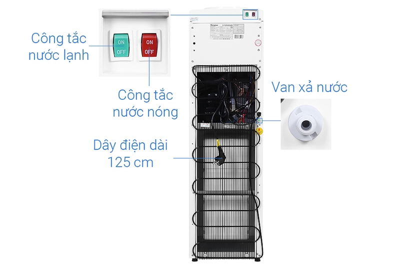 cay nuoc nong lanh kangaroo kg52a3