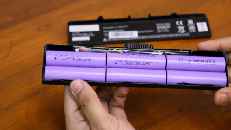 Cấu tạo của cell pin laptop