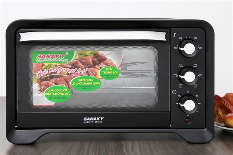 Lò nướng thùng tích hợp nhiều chế độ nấu nướng