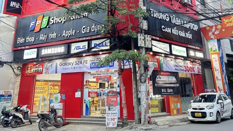 FPT Shop có nhiều chi nhánh ở Hà Nội