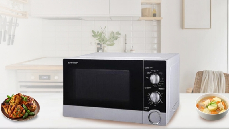 Lò vi sóng có nướng Sharp 23 lít R-G302VN-S
