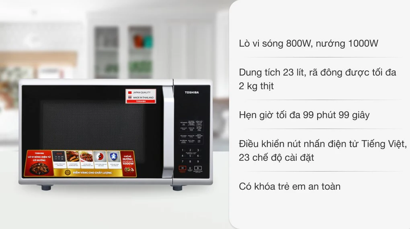lo vi song co nuong toshiba 23 lit er sgs23s1vn