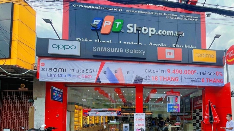 Danh sách 8 cửa hàng FPT Shop tại tỉnh Tiền Giang