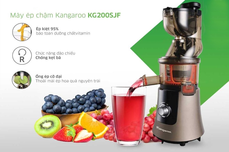 Máy ép chậm Kangaroo KG200SJF.