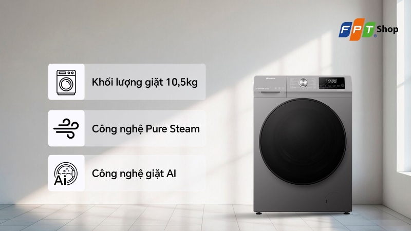 Mua máy giặt Hisense ở đâu uy tín 9