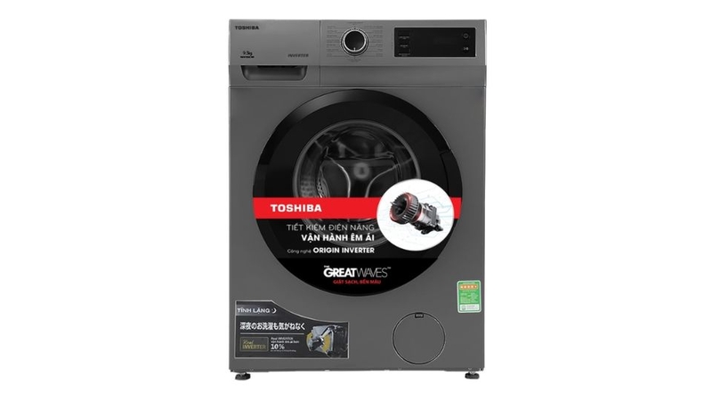 Máy giặt cửa trước Toshiba Inverter 9.5kg TW-BK105S3V(SK)