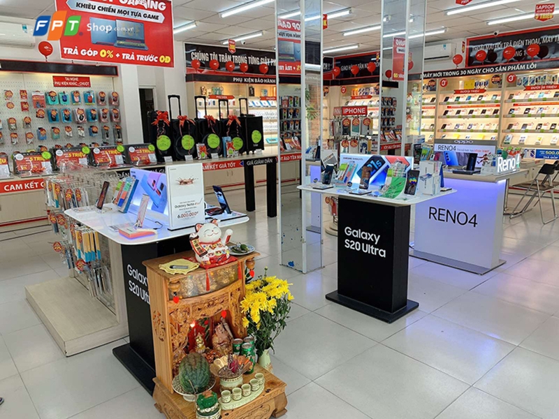 FPT Shop có hệ thống cửa hàng rộng khắp