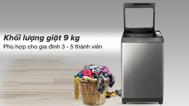 Máy giặt cửa trên Aqua 9 kg AQW-S90CT S