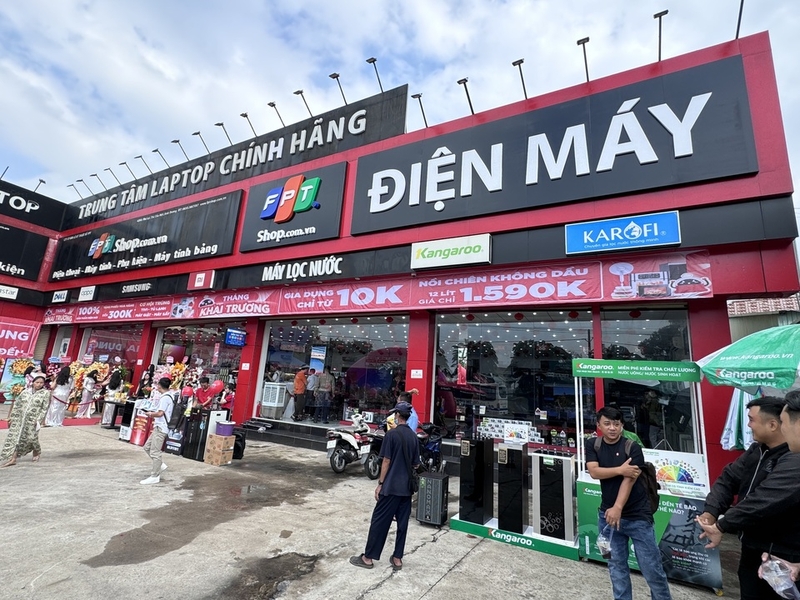 FPT Shop được bố trí rộng khắp