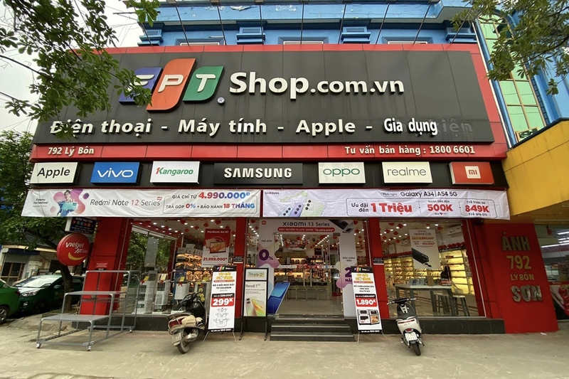 fpt shop tai thai binh