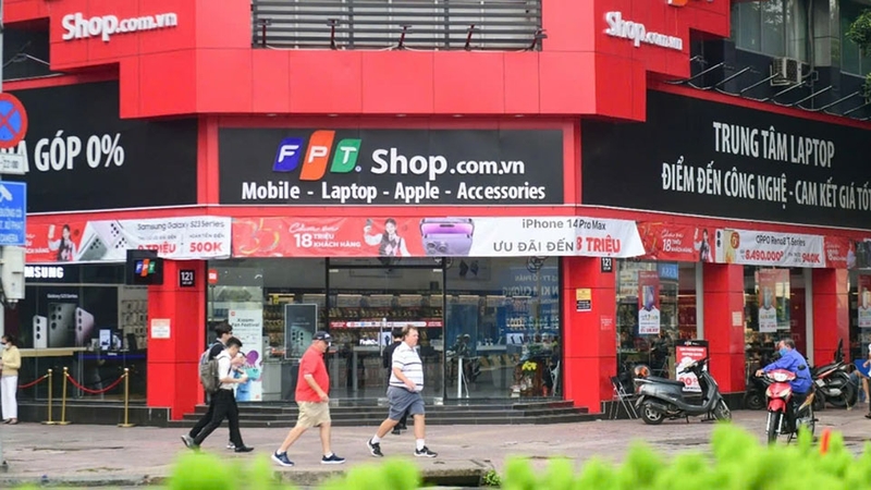 Các cửa hàng FPT Shop trải rộng khắp Nghệ An