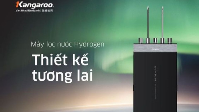 Máy lọc nước nóng lạnh RO Hydrogen Kangaroo 11 lõi KG11A8