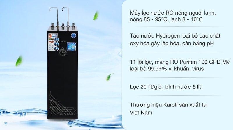 may loc nuoc nong lanh ro karofi 11 loi kad d66