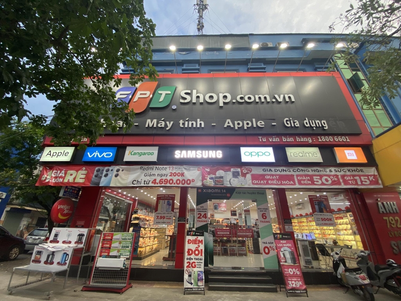 cua hang fpt shop thai binh
