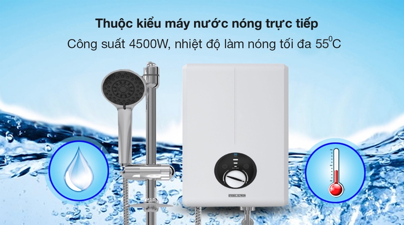 may nuoc nong truc tiep stiebel eltron xgp 45 ec
