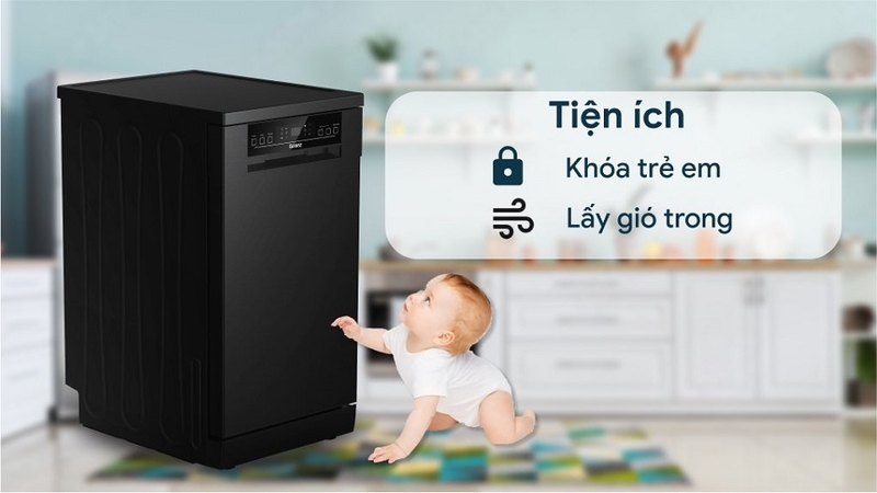 Máy rửa chén độc lập 11 bộ Galanz W45A3A401M-0E1(B)