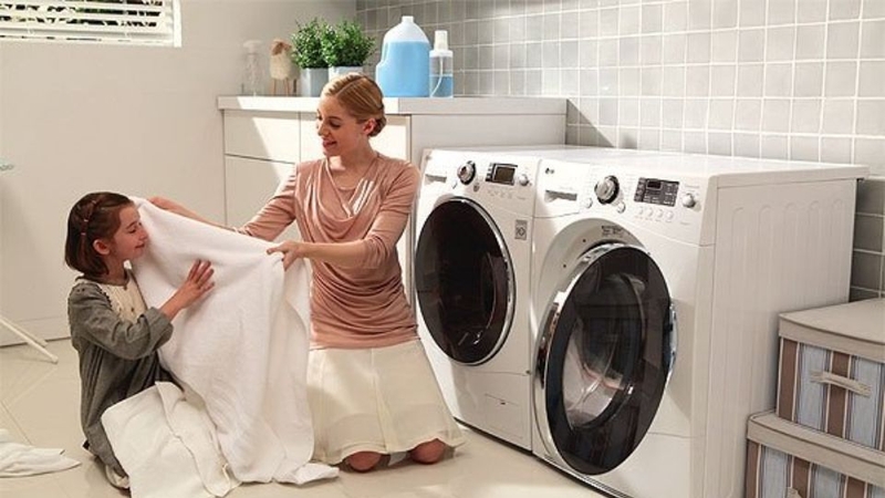 Cấu tạo, kích cỡ của máy giặt sấy quần áo