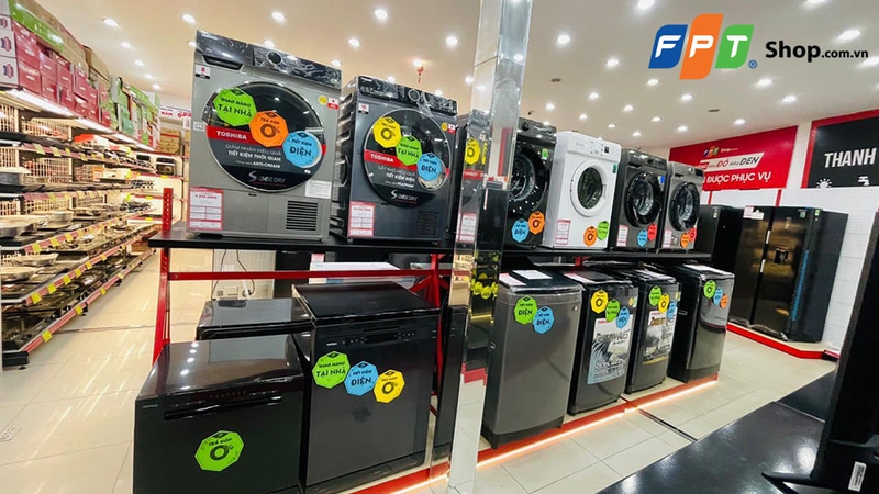 FPT Shop là điểm bán máy sấy quần áo uy tín bậc nhất