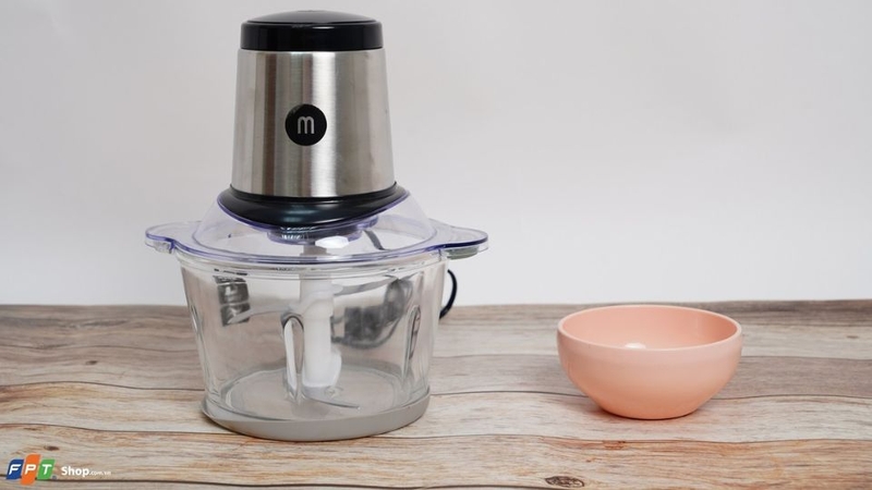 Máy xay thịt cối thủy tinh Mishio 1.8 lít MK-135
