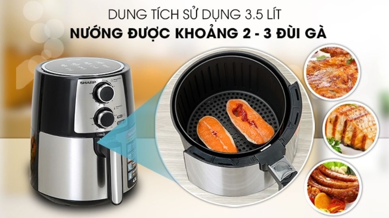 Nồi chiên không dầu Sharp KF-AF42MV-ST