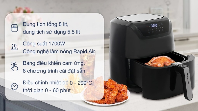 mua nồi chiên không dầu ở đâu uy tín 7