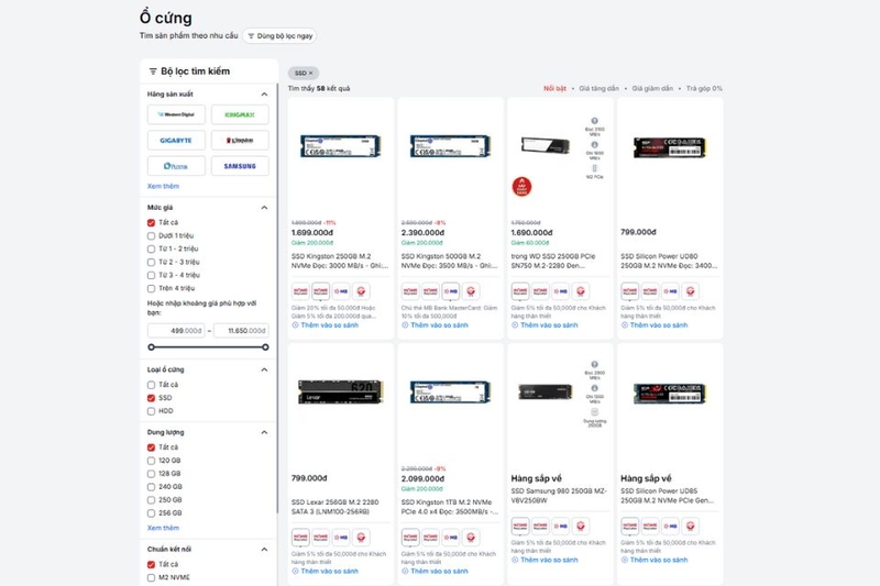 mua ổ cứng ssd cho laptop ở đâu uy tín (ảnh 5)