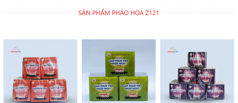 Vào trang web chính thức để lựa chọn sản phẩm