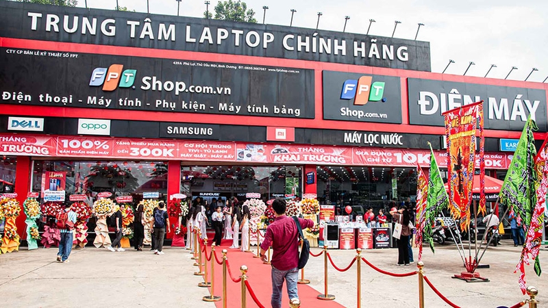 Cửa hàng FPT Shop hiện có nhiều chi nhánh tại Hà Tĩnh