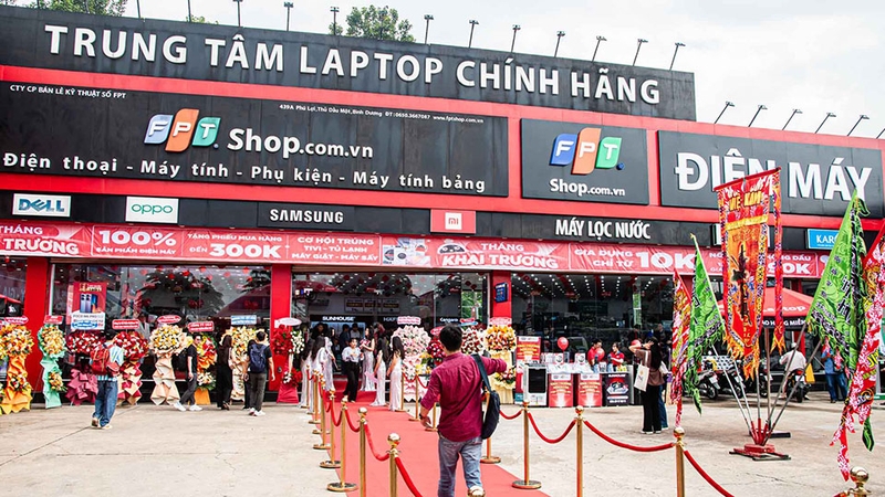 FPT Shop có rất nhiều cửa hàng tại Vũng Tàu