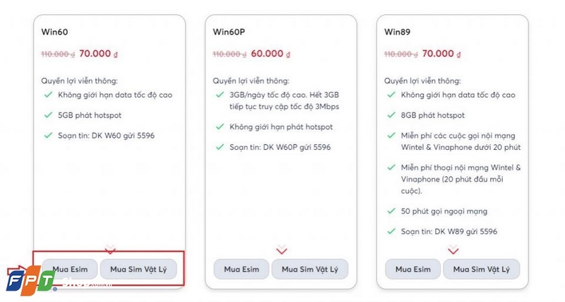 Lựa chọn gói sim thích hợp cho bản thân