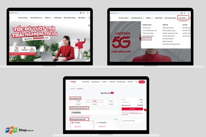 Mua thẻ Viettel online (ảnh 5)