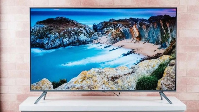 Smart Tivi Samsung UHD 4K 55 inch UA55AU7700